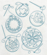 Hoop It Up Medley (Redwork)