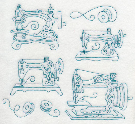 Sew It Seams Medley (Redwork)