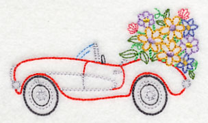 Convertible in Bloom (Vintage)