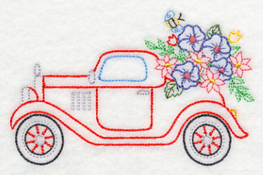 Roadster in Bloom (Vintage)