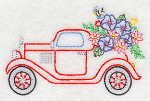 Roadster in Bloom (Vintage)