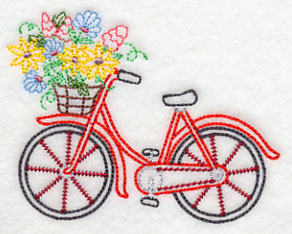 Bicycle in Bloom (Vintage)