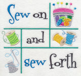 Sew On and Sew Forth
