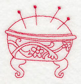 Pincushion 2 (Redwork)