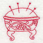 Pincushion 2 (Redwork)