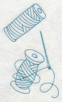 Needle and Thread 1 (Redwork)