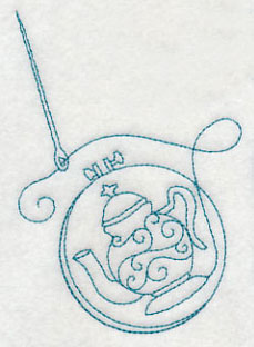 Hand Embroidery Hoop 4 (Redwork)