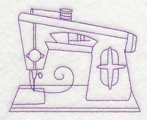 Make It Sew Machine 4 (Redwork)