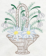 Blooming January Basket (Vintage)
