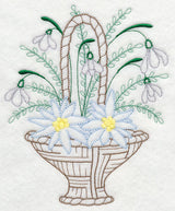Blooming January Basket (Vintage)