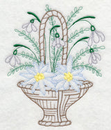 Blooming January Basket (Vintage)