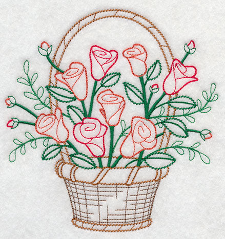 Blooming February Basket (Vintage)