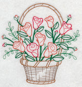 Blooming February Basket (Vintage)