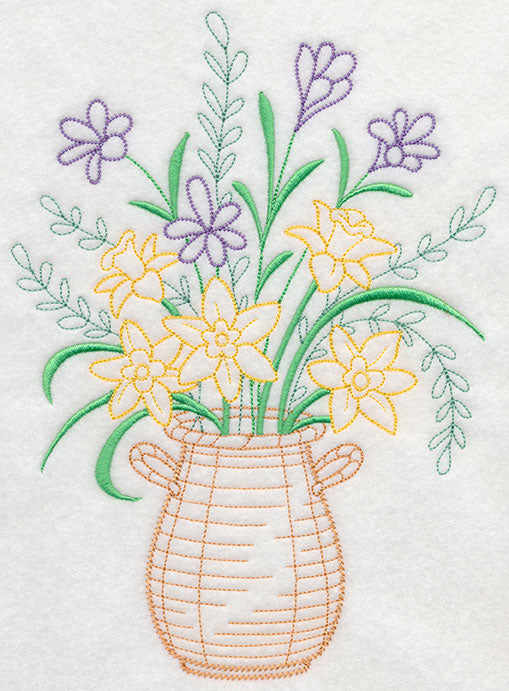 Blooming March Basket (Vintage)