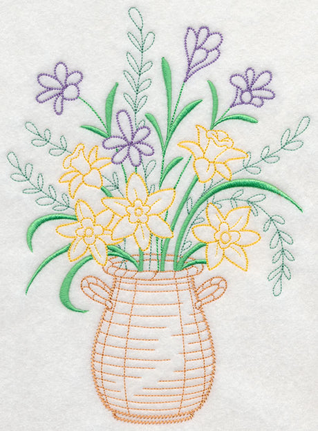 Blooming March Basket (Vintage)