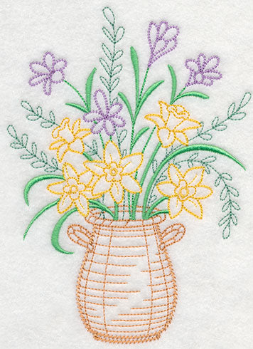 Blooming March Basket (Vintage)