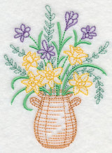 Blooming March Basket (Vintage)