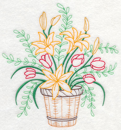 Blooming April Basket (Vintage)