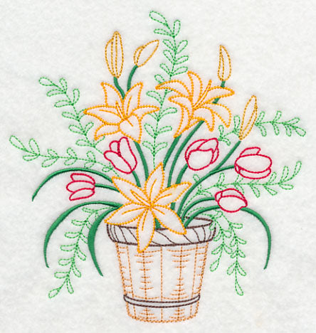 Blooming April Basket (Vintage)