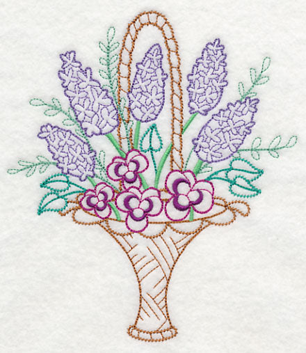 Blooming May Basket (Vintage)