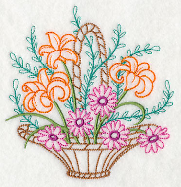 Blooming June Basket (Vintage)