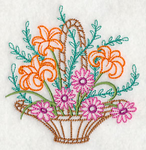 Blooming June Basket (Vintage)