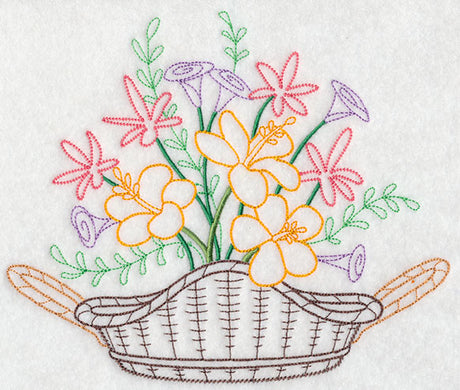 Blooming July Basket (Vintage)