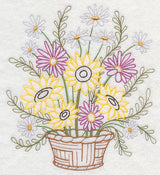 Blooming September Basket (Vintage)