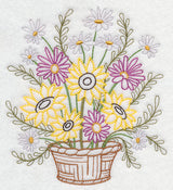 Blooming September Basket (Vintage)