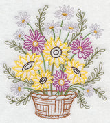 Blooming September Basket (Vintage)