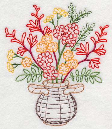 Blooming October Basket (Vintage)