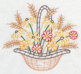 Blooming November Basket (Vintage)