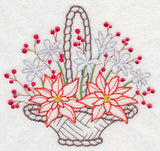 Blooming December Basket (Vintage)