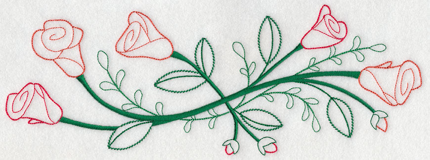 Blooming February Border (Vintage)