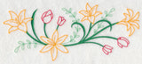 Blooming April Border (Vintage)
