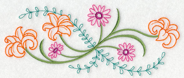 Blooming June Border (Vintage)