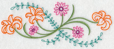 Blooming June Border (Vintage)