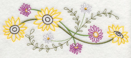 Blooming September Border (Vintage)