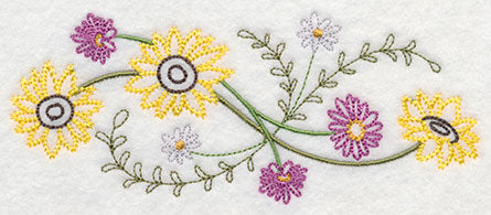 Blooming September Border (Vintage)