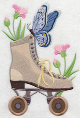 Roller Skate with Butterfly