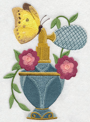 Perfume Bottle with Butterfly