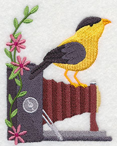 Antique Camera with Bird