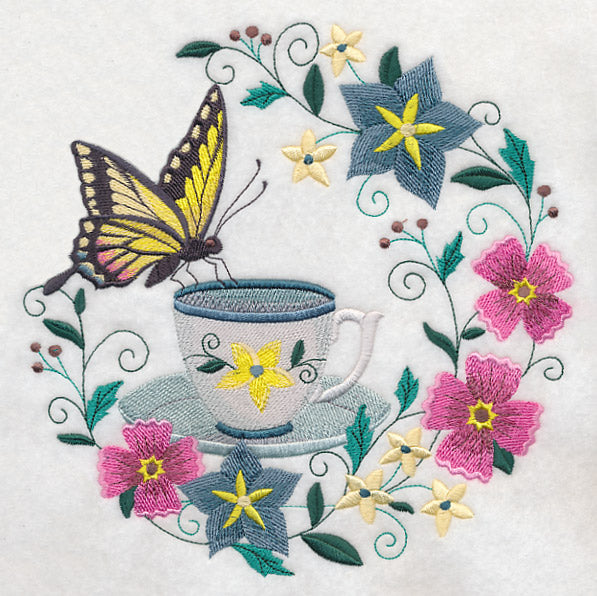 Time for Tea with Tiger Swallowtail