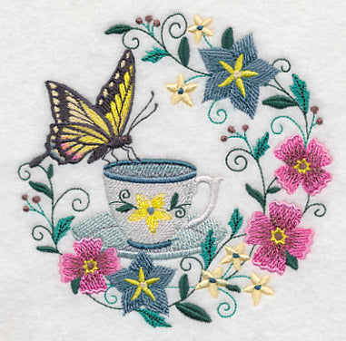 Time for Tea with Tiger Swallowtail