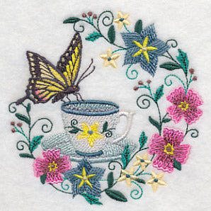 Time for Tea with Tiger Swallowtail