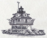 Thomas Point Shoal Lighthouse Sketch (Maryland)