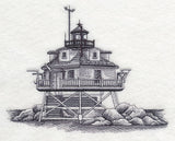 Thomas Point Shoal Lighthouse Sketch (Maryland)