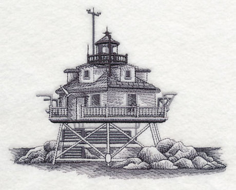 Thomas Point Shoal Lighthouse Sketch (Maryland)