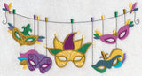Mardi Gras Masks Clothesline
