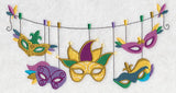 Mardi Gras Masks Clothesline
